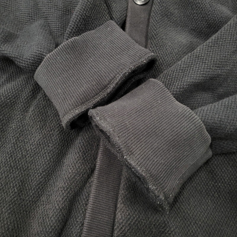 【中古品】【メンズ】 FRED PERRY フレッドペリー CARDIGAN FZ1959 BEAMS別注 鹿の子 カーディガン 141-261019-as-14-izu サイズ：L カラー：ブラック 万代Net店