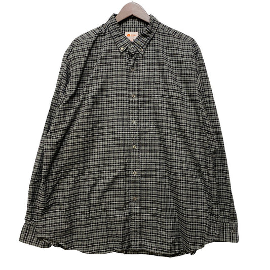 【中古品】【メンズ】 BEAMS JAPAN ビームス ジャパン 11-11-1207-563 LOOSE BUTTON DOWN SHIRT ルーズ ボタン ダウン シャツ 長袖 トップス 147-261023-ｍｓ-20-izu サイズ：M カラー：BLACBLK CHK 万代Net店