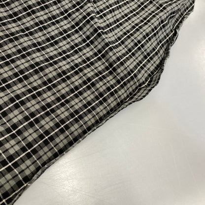 【中古品】【メンズ】 BEAMS JAPAN ビームス ジャパン 11-11-1207-563 LOOSE BUTTON DOWN SHIRT ルーズ ボタン ダウン シャツ 長袖 トップス 147-261023-ｍｓ-20-izu サイズ：M カラー：BLACBLK CHK 万代Net店