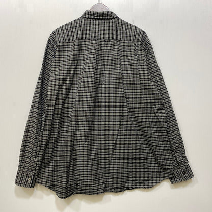 【中古品】【メンズ】 BEAMS JAPAN ビームス ジャパン 11-11-1207-563 LOOSE BUTTON DOWN SHIRT ルーズ ボタン ダウン シャツ 長袖 トップス 147-261023-ｍｓ-20-izu サイズ：M カラー：BLACBLK CHK 万代Net店