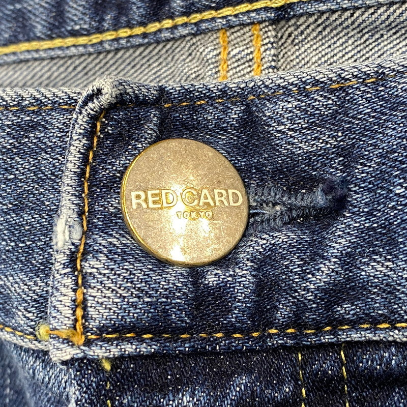 【中古品】【メンズ】 RED CARD レッドカード BEAMS別注 RHYTHM+ Z DENIM PANTS リズム プラス デニム パンツ ボトムス 156-261013-kh-04-izu サイズ：33 カラー：インディゴ 万代Net店