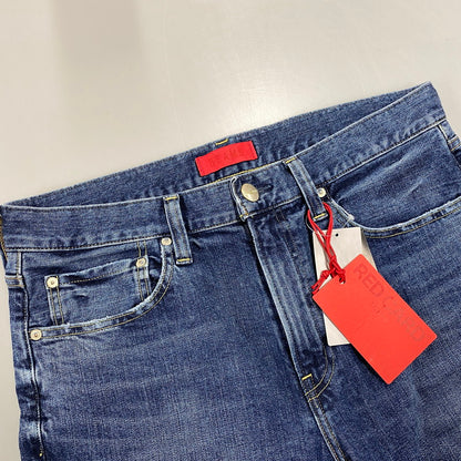 【中古品】【メンズ】 RED CARD レッドカード BEAMS別注 RHYTHM+ Z DENIM PANTS リズム プラス デニム パンツ ボトムス 156-261013-kh-04-izu サイズ：33 カラー：インディゴ 万代Net店
