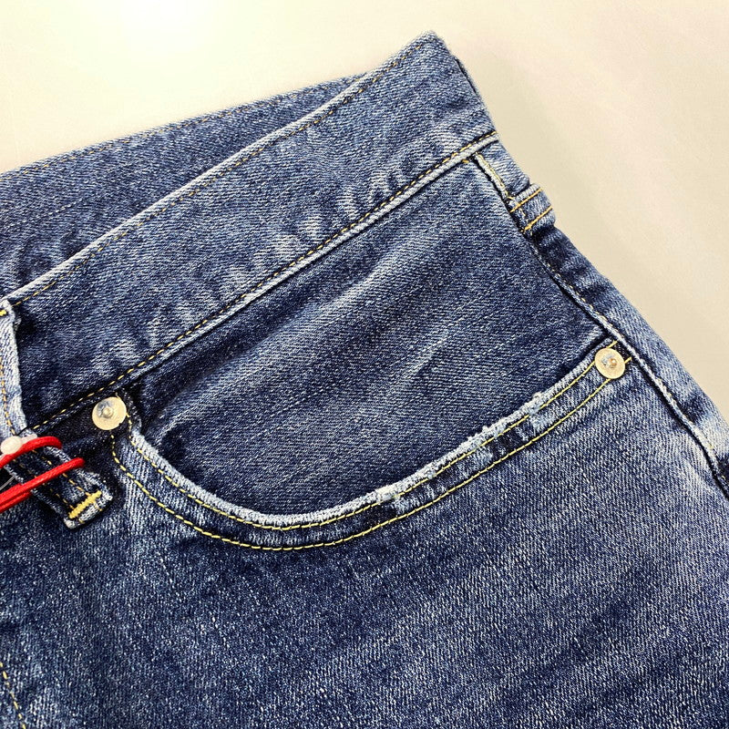 【中古品】【メンズ】 RED CARD レッドカード BEAMS別注 RHYTHM+ Z DENIM PANTS リズム プラス デニム パンツ ボトムス 156-261013-kh-04-izu サイズ：33 カラー：インディゴ 万代Net店