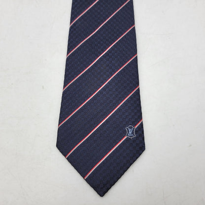 【中古品】【メンズ】 LOUIS VUITTON ルイ・ヴィトン M78755 クラヴァット エク 8CM ネクタイ 179-261013-as-16-izu カラー：ネイビー 万代Net店