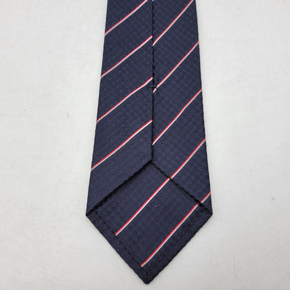 【中古品】【メンズ】 LOUIS VUITTON ルイ・ヴィトン M78755 クラヴァット エク 8CM ネクタイ 179-261013-as-16-izu カラー：ネイビー 万代Net店