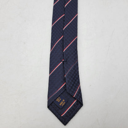 【中古品】【メンズ】 LOUIS VUITTON ルイ・ヴィトン M78755 クラヴァット エク 8CM ネクタイ 179-261013-as-16-izu カラー：ネイビー 万代Net店