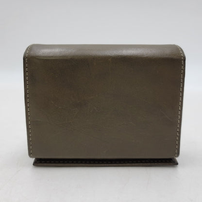 【中古品】【メンズ/レディース】 M+ エムピウ MILLEFOGLIE 2 P30 ミッレフォッリエ 財布 200-261013-as-28-izu カラー：カーキ系 万代Net店