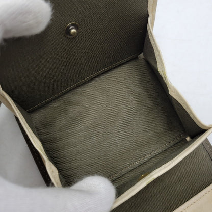 【中古品】【メンズ/レディース】 M+ エムピウ MILLEFOGLIE 2 P30 ミッレフォッリエ 財布 200-261013-as-28-izu カラー：カーキ系 万代Net店
