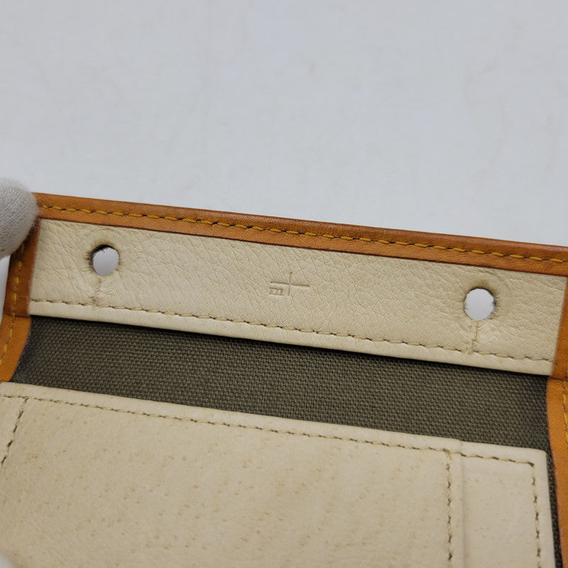 【中古品】【メンズ/レディース】 M+ エムピウ MILLEFOGLIE II P30 MF2P30_NPL ミッレフォッリエ2 財布 200-261013-as-31-izu カラー：ブラウン 万代Net店