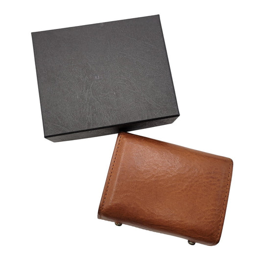 【中古品】【メンズ/レディース】 M+ エムピウ MILLEFOGLIE II P25 MF2P25 ミッレフォッリエ2 財布 200-261013-as-30-izu カラー：カフェモカ 万代Net店