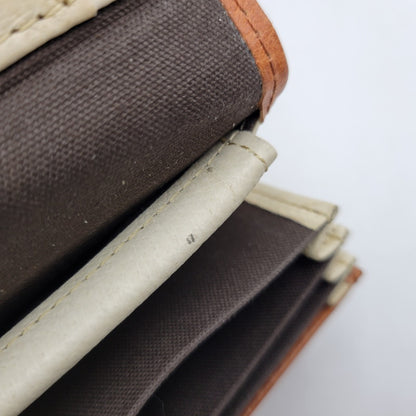 【中古品】【メンズ/レディース】 M+ エムピウ MILLEFOGLIE II P25 MF2P25 ミッレフォッリエ2 財布 200-261013-as-30-izu カラー：カフェモカ 万代Net店