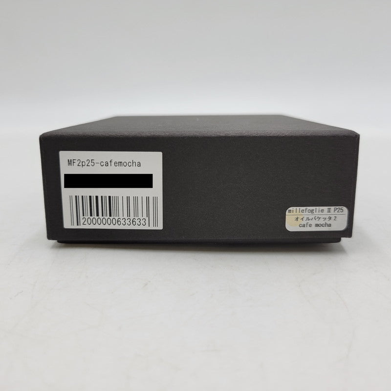 【中古品】【メンズ/レディース】 M+ エムピウ MILLEFOGLIE II P25 MF2P25 ミッレフォッリエ2 財布 200-261013-as-30-izu カラー：カフェモカ 万代Net店