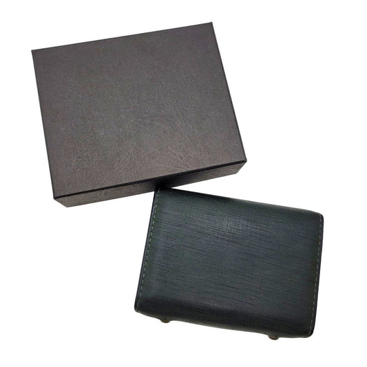 【中古品】【メンズ/レディース】 M+ エムピウ MILLEFOGLIE II P25 QUADRETTI MF2P25_QGN ミッレフォッリエ2 P25 クアドレッティ 財布 200-261013-as-32-izu カラー：グリーン 万代Net店