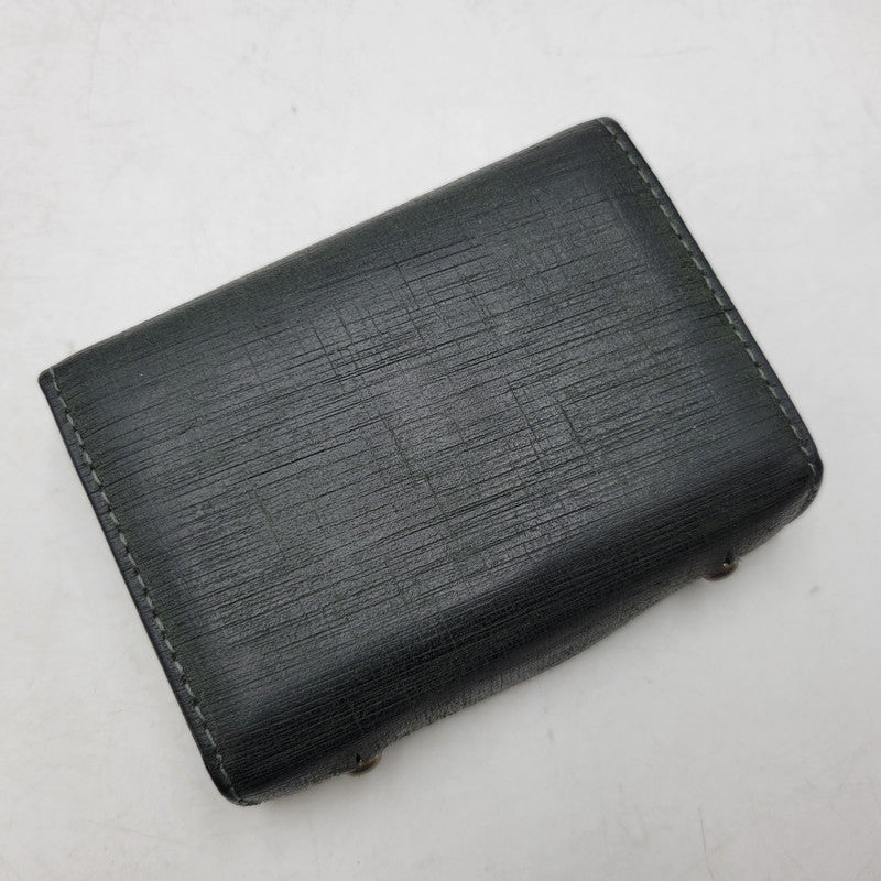 【中古品】【メンズ/レディース】 M+ エムピウ MILLEFOGLIE II P25 QUADRETTI MF2P25_QGN ミッレフォッリエ2 P25 クアドレッティ 財布 200-261013-as-32-izu カラー：グリーン 万代Net店