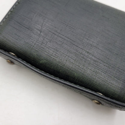 【中古品】【メンズ/レディース】 M+ エムピウ MILLEFOGLIE II P25 QUADRETTI MF2P25_QGN ミッレフォッリエ2 P25 クアドレッティ 財布 200-261013-as-32-izu カラー：グリーン 万代Net店