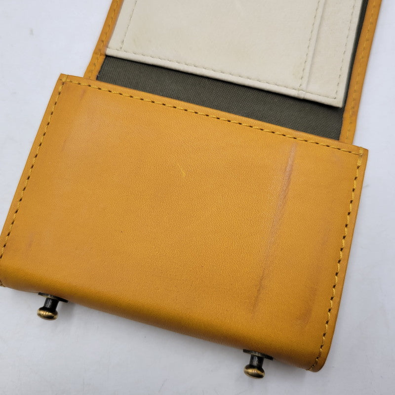 【中古品】【メンズ/レディース】 M+ エムピウ MILLEFOGLIE II P25 MF2P25_NPL ミッレフォッリエ2 財布 200-261013-as-29-izu カラー：キャメル 万代Net店
