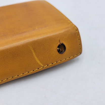 【中古品】【メンズ/レディース】 M+ エムピウ MILLEFOGLIE II P25 MF2P25_NPL ミッレフォッリエ2 財布 200-261013-as-29-izu カラー：キャメル 万代Net店