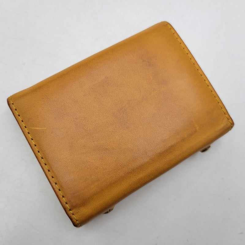 【中古品】【メンズ/レディース】 M+ エムピウ MILLEFOGLIE II P25 MF2P25_NPL ミッレフォッリエ2 財布 200-261013-as-29-izu カラー：キャメル 万代Net店