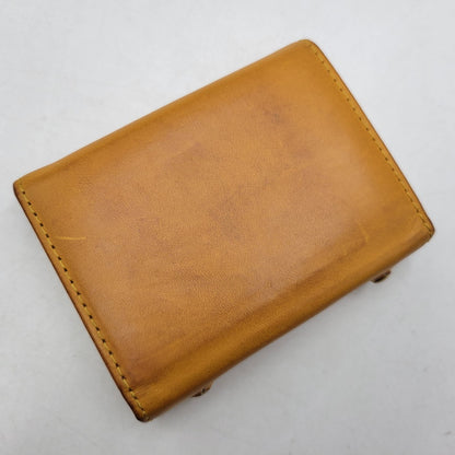 【中古品】【メンズ/レディース】 M+ エムピウ MILLEFOGLIE II P25 MF2P25_NPL ミッレフォッリエ2 財布 200-261013-as-29-izu カラー：キャメル 万代Net店