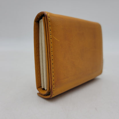 【中古品】【メンズ/レディース】 M+ エムピウ MILLEFOGLIE II P25 MF2P25_NPL ミッレフォッリエ2 財布 200-261013-as-29-izu カラー：キャメル 万代Net店