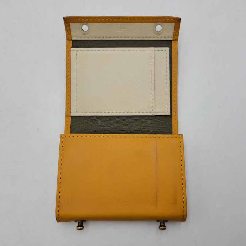 【中古品】【メンズ/レディース】 M+ エムピウ MILLEFOGLIE II P25 MF2P25_NPL ミッレフォッリエ2 財布 200-261013-as-29-izu カラー：キャメル 万代Net店