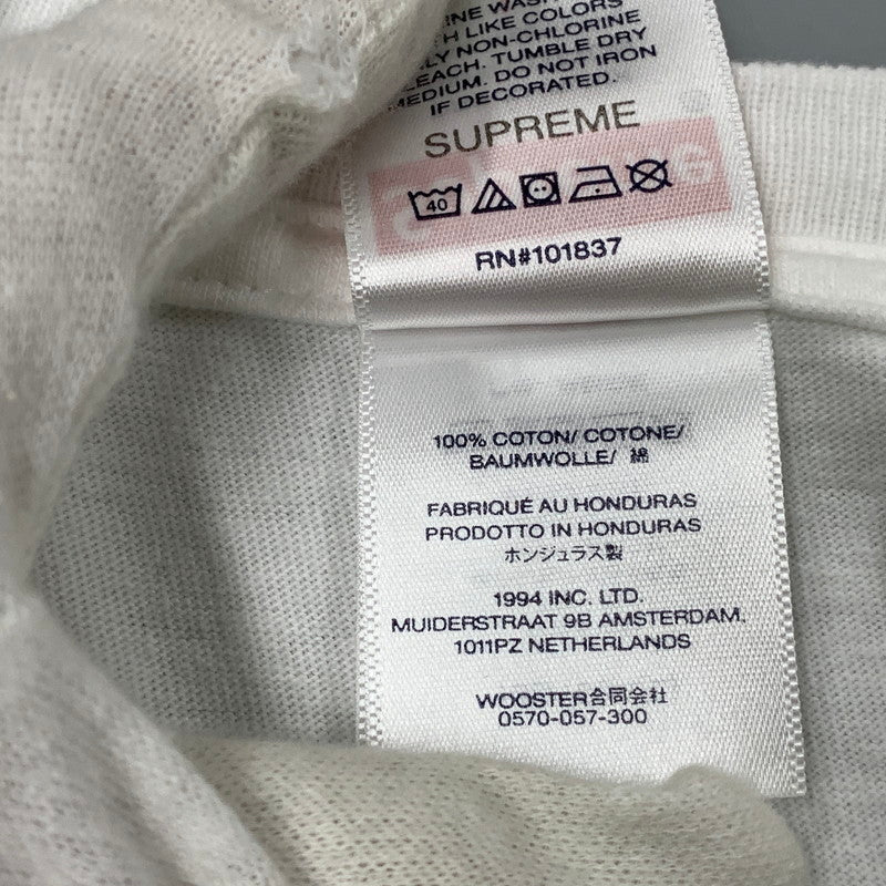 【中古美品】【メンズ】 SUPREME シュプリーム PLAYBOI CARTI TEE プレイボーイ・カーティ Tシャツ トップス 半袖 149-261015-ya-04-izu サイズ：L カラー：ホワイト 万代Net店