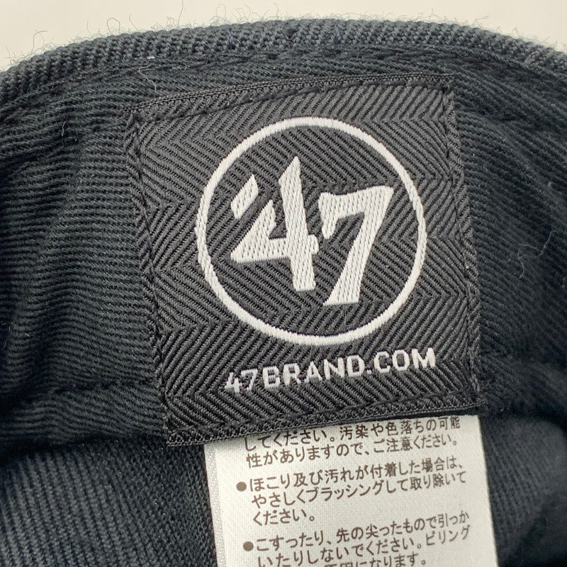 【中古品】【メンズ/レディース】 TSTS ティーエスティーエス × 47 SNAPBACK CAP スナップバックキャップ 帽子 185-261023-ms-08-izu サイズ：F カラー：ブラック 万代Net店