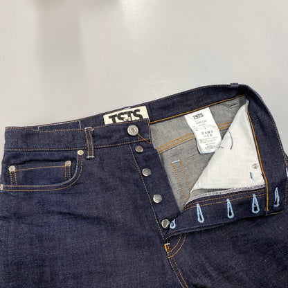 【中古品】【メンズ】 TSTS ティーエスティーエス 26SMM0303 ORGANIC COTTON LOOSE FIT JEANS INDIGO B オーガニック コットン ルーズ フィット ジーンズ パンツ ボトムス 151-261013-kh-05-izu サイズ：M カラー：インディゴ 万代Net店