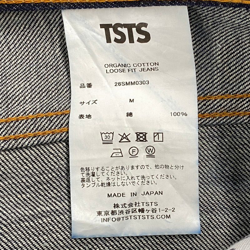 【中古品】【メンズ】 TSTS ティーエスティーエス 26SMM0303 ORGANIC COTTON LOOSE FIT JEANS INDIGO B オーガニック コットン ルーズ フィット ジーンズ パンツ ボトムス 151-261013-kh-05-izu サイズ：M カラー：インディゴ 万代Net店