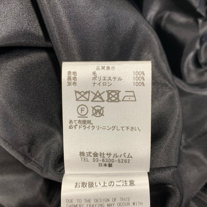 【中古品】【メンズ】 SULVAM サルバム MY-Y01-100 GABARDINE RIDING ZIP JKT ギャバジン ライディング ジップ ジャケット アウター 140-261017-sm-18-izu サイズ：M カラー：ブラック 万代Net店