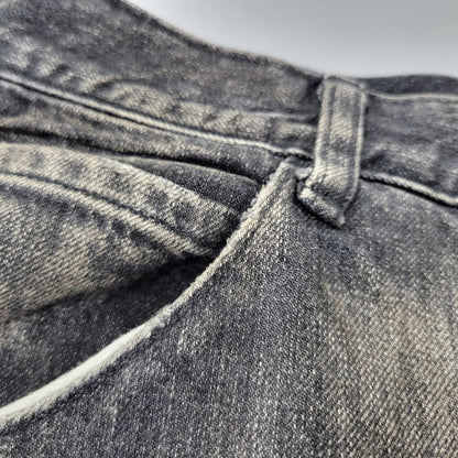 【中古品】【メンズ】 ANCELLM アンセルム ANC-PT149-A DENIM PAINTER SHORTS デニム ペインター ショーツ ハーフパンツ ショートパンツ 151-261014-sm-06-izu サイズ：2 カラー：ブラック 万代Net店