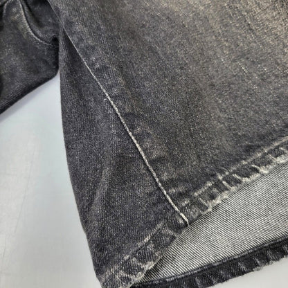【中古品】【メンズ】 ANCELLM アンセルム ANC-PT149-A DENIM PAINTER SHORTS デニム ペインター ショーツ ハーフパンツ ショートパンツ 151-261014-sm-06-izu サイズ：2 カラー：ブラック 万代Net店