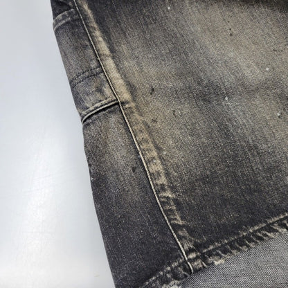 【中古品】【メンズ】 ANCELLM アンセルム ANC-PT149-A DENIM PAINTER SHORTS デニム ペインター ショーツ ハーフパンツ ショートパンツ 151-261014-sm-06-izu サイズ：2 カラー：ブラック 万代Net店