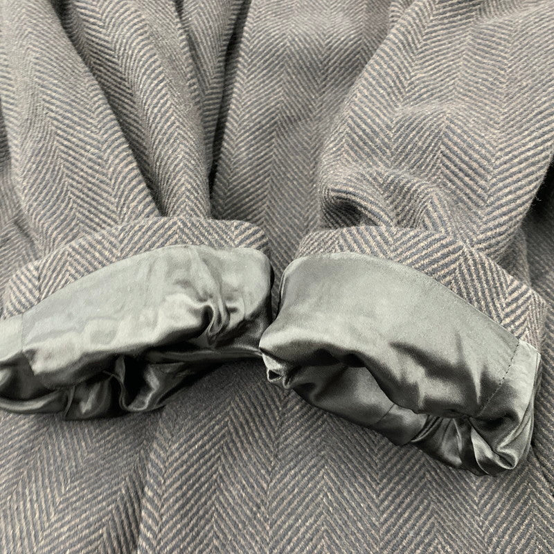 【中古品】【メンズ】 BROOKS BROTHERS ブルックスブラザーズ イタリア製 HERRINGBONE WOOL SOUTIEN COLLAR COAT ヘリンボーン ウール ステンカラーコート アウター 141-261015-ya-12-izu サイズ：42R カラー：ブラウン 万代Net店