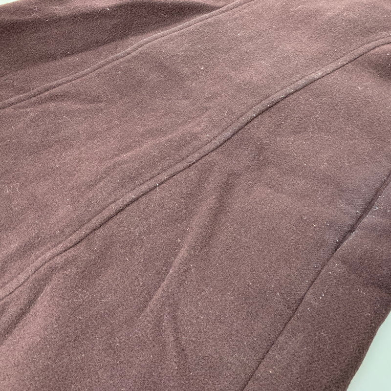 【中古品】【レディース】 BURBERRYS OF LONDON BLUE LABEL バーバリーオブロンドン ブルーレーベル FNF05-540 WOOL DUFFLE COAT ウール ダッフル コート アウター 168-261023-cs-12-izu サイズ：38 カラー：ブラウン 万代Net店