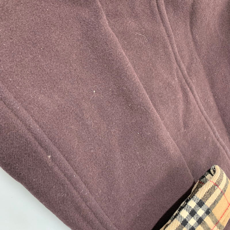 【中古品】【レディース】 BURBERRYS OF LONDON BLUE LABEL バーバリーオブロンドン ブルーレーベル FNF05-540 WOOL DUFFLE COAT ウール ダッフル コート アウター 168-261023-cs-12-izu サイズ：38 カラー：ブラウン 万代Net店