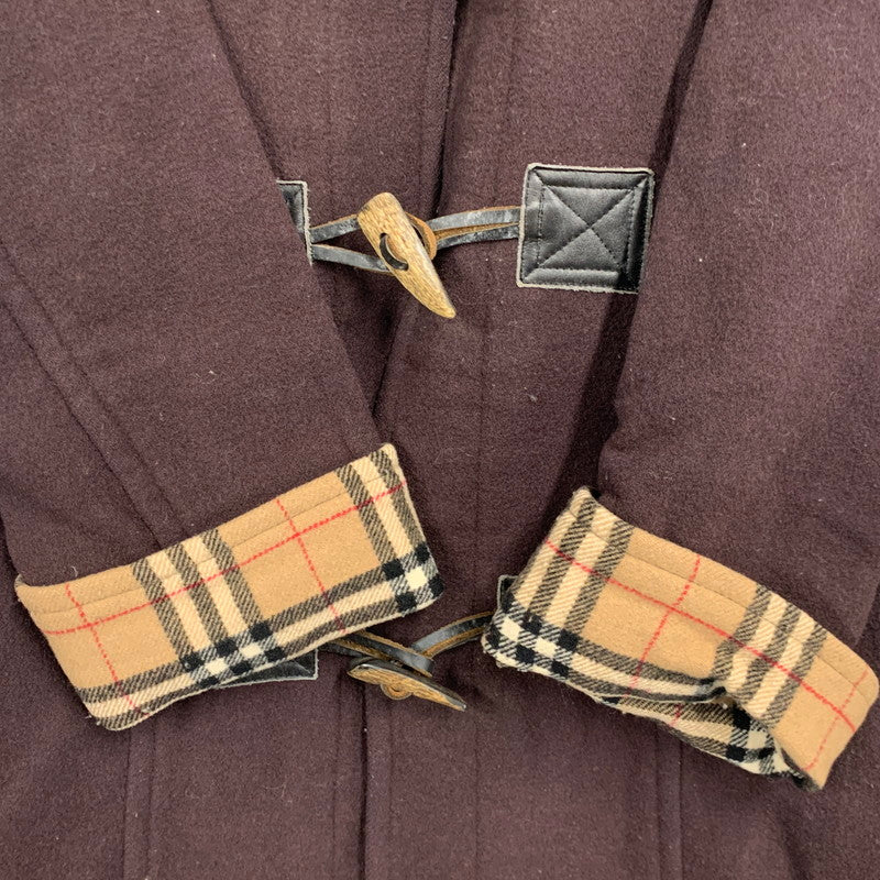 【中古品】【レディース】 BURBERRYS OF LONDON BLUE LABEL バーバリーオブロンドン ブルーレーベル FNF05-540 WOOL DUFFLE COAT ウール ダッフル コート アウター 168-261023-cs-12-izu サイズ：38 カラー：ブラウン 万代Net店