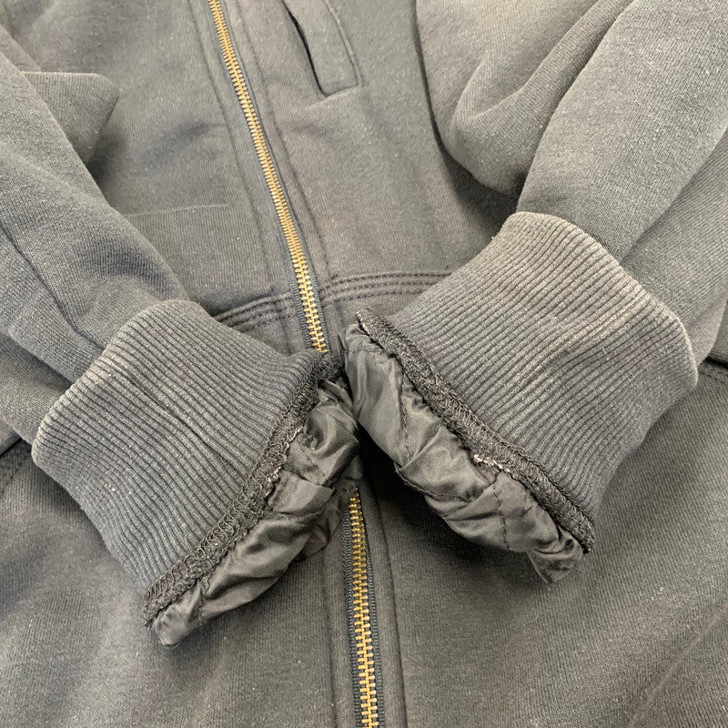 【中古品】【メンズ】 CARHARTT カーハート 103312 001 RELAXED FIT MIDWEIGHT QUILT LINED FULL ZIP SWEATSHIRT スウェットシャツ パーカー トップス 146-261020-ms-05-izu サイズ：L カラー：ブラック 万代Net店