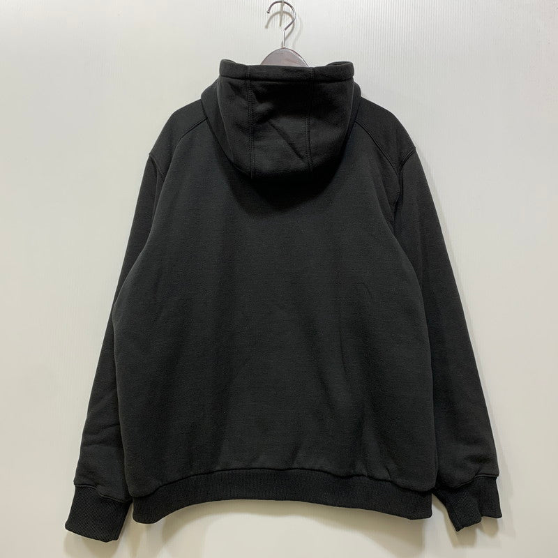 【中古品】【メンズ】 CARHARTT カーハート 103312 001 RELAXED FIT MIDWEIGHT QUILT LINED FULL ZIP SWEATSHIRT スウェットシャツ パーカー トップス 146-261020-ms-05-izu サイズ：L カラー：ブラック 万代Net店