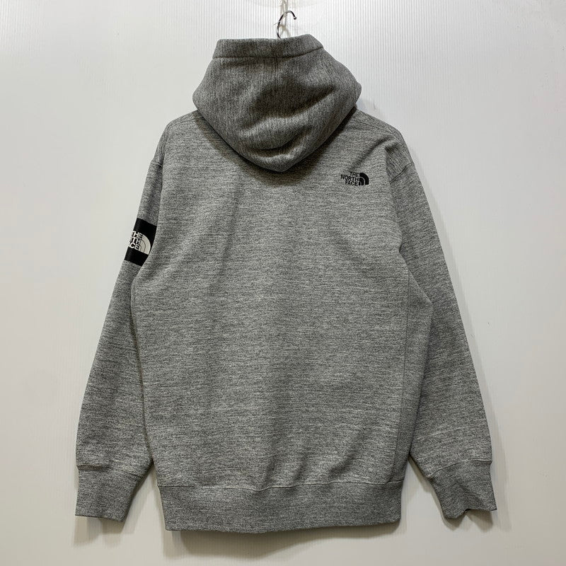 【中古品】【メンズ】 THE NORTH FACE ザ・ノースフェイス NT61835 SQUARE LOGO HOODIE スクエア ロゴ フーディー パーカー トップス 144-261020-ms-04-izu サイズ：L カラー：グレー 万代Net店