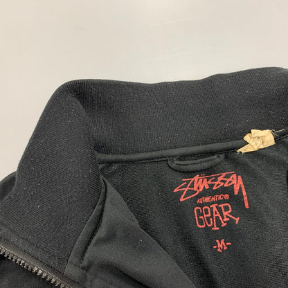 【中古品】【メンズ】 STUSSY AUTHENTIC GEAR ステューシー オーセンティック ギア RASTER COLLAR TRACK JACKET ラスタカラー トラックジャケット 142-261013-as-19-izu サイズ：M カラー：ブラック 万代Net店