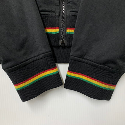 【中古品】【メンズ】 STUSSY AUTHENTIC GEAR ステューシー オーセンティック ギア RASTER COLLAR TRACK JACKET ラスタカラー トラックジャケット 142-261013-as-19-izu サイズ：M カラー：ブラック 万代Net店