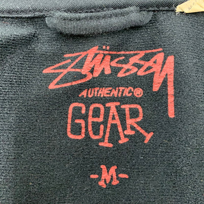 【中古品】【メンズ】 STUSSY AUTHENTIC GEAR ステューシー オーセンティック ギア RASTER COLLAR TRACK JACKET ラスタカラー トラックジャケット 142-261013-as-19-izu サイズ：M カラー：ブラック 万代Net店