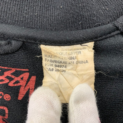 【中古品】【メンズ】 STUSSY AUTHENTIC GEAR ステューシー オーセンティック ギア RASTER COLLAR TRACK JACKET ラスタカラー トラックジャケット 142-261013-as-19-izu サイズ：M カラー：ブラック 万代Net店