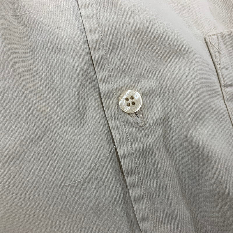 【中古品】【メンズ】 OLD STUSSY オールド ステューシー 紺タグ USA製 90’S LS SHIRT ロングスリーブ シャツ トップス 長袖 142-261013-cs-03-izu サイズ：不明 カラー：アイボリー 万代Net店
