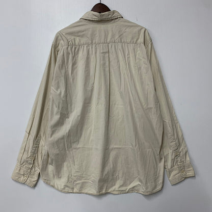【中古品】【メンズ】 OLD STUSSY オールド ステューシー 紺タグ USA製 90’S LS SHIRT ロングスリーブ シャツ トップス 長袖 142-261013-cs-03-izu サイズ：不明 カラー：アイボリー 万代Net店