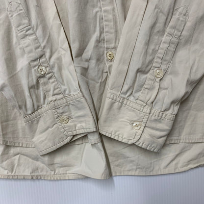 【中古品】【メンズ】 OLD STUSSY オールド ステューシー 紺タグ USA製 90’S LS SHIRT ロングスリーブ シャツ トップス 長袖 142-261013-cs-03-izu サイズ：不明 カラー：アイボリー 万代Net店
