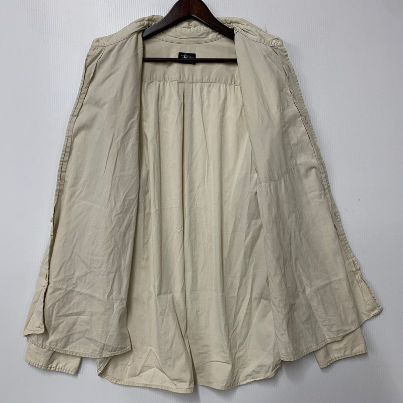 【中古品】【メンズ】 OLD STUSSY オールド ステューシー 紺タグ USA製 90’S LS SHIRT ロングスリーブ シャツ トップス 長袖 142-261013-cs-03-izu サイズ：不明 カラー：アイボリー 万代Net店