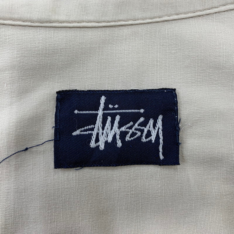 【中古品】【メンズ】 OLD STUSSY オールド ステューシー 紺タグ USA製 90’S LS SHIRT ロングスリーブ シャツ トップス 長袖 142-261013-cs-03-izu サイズ：不明 カラー：アイボリー 万代Net店