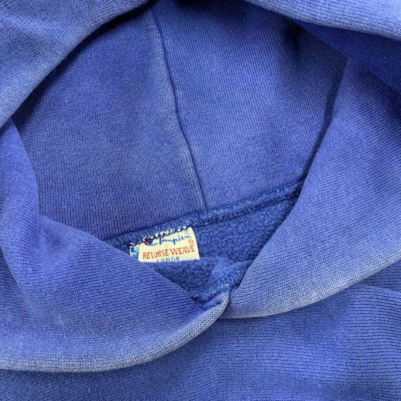 【中古品】【メンズ】 CHAMPION チャンピオン USA製 90’S REVERSE WEAVE SWEAT HOODIE リバース ウィーブ スウェット フーディー トップス 長袖 146-261013-cs-04-izu サイズ：L カラー：ブルー 万代Net店